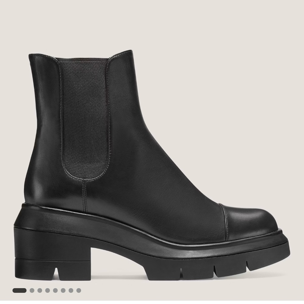 Stuart Weitzman Black Chelsea Boots